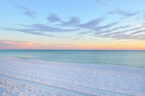 Vlak bij het strand