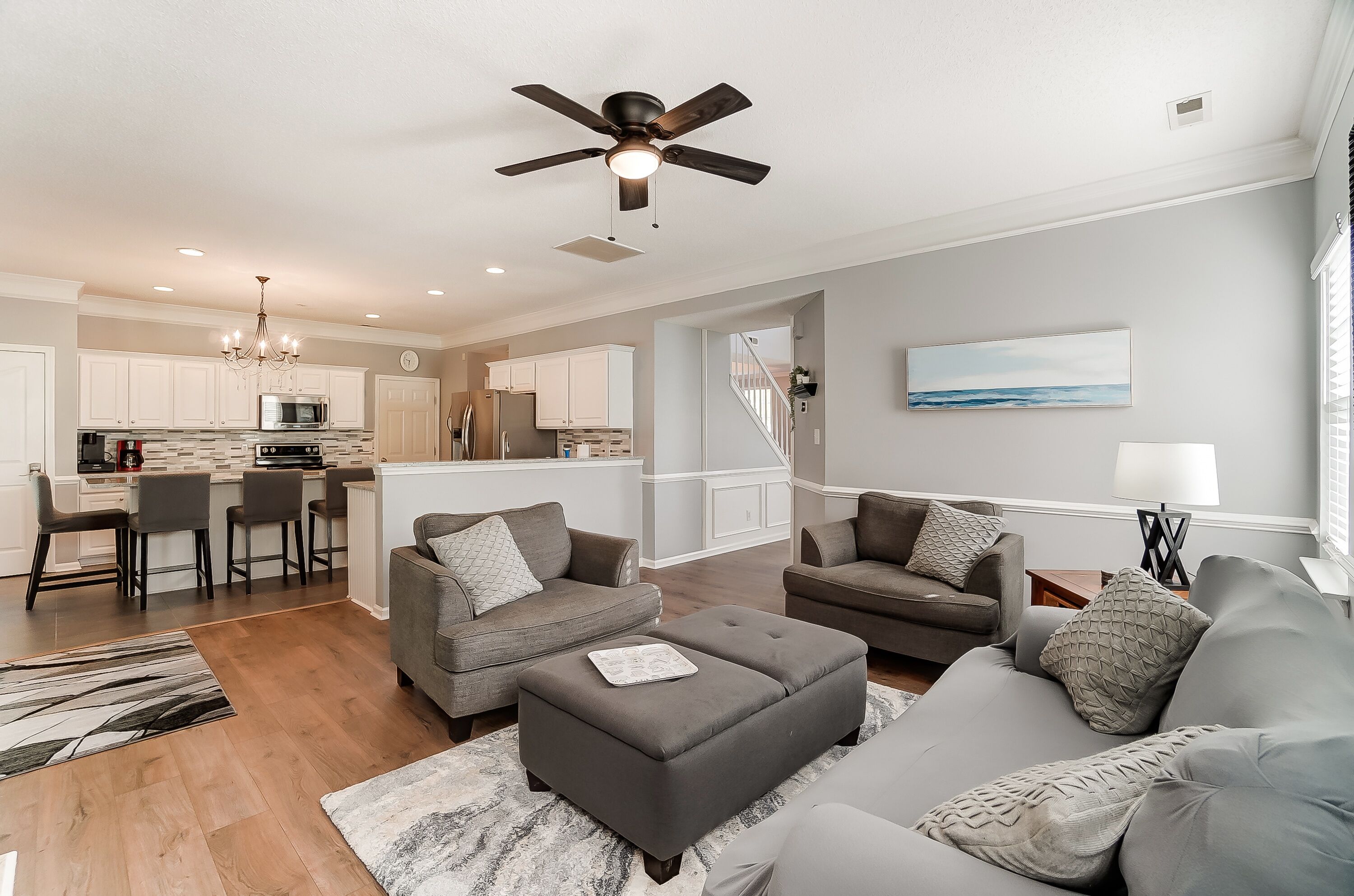 Smart-tv en een kantoor