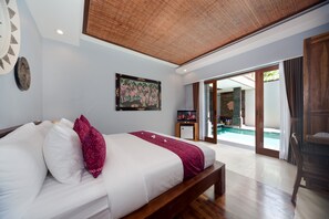 Vila, 6 quartos, piscina particular | Vista do quarto