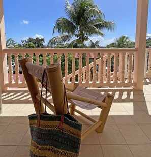 Terrace/patio - Villa Kanelle, ideal location, beach and shops 100 m'away (Le Diamant)