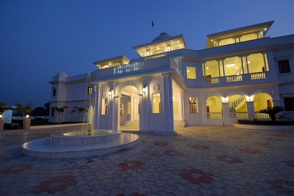 Front of property - evening/night
