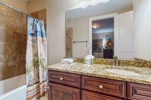 Hair dryer, towels