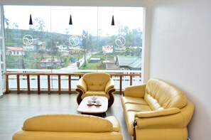 Sitteområde i lobbyen