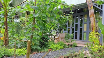 Cabin | 1 bedroom, pillowtop beds, individually furnished, blackout drapes
