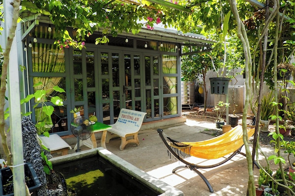 Cabin | Pillowtop beds, individually furnished, blackout drapes