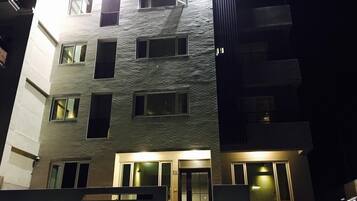 Front of property – evening/night