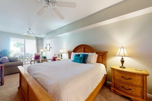 2 slaapkamers, een strijkplank/strijkijzer, internet, beddengoed