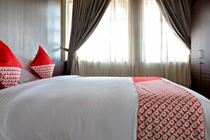 Free WiFi, bed sheets