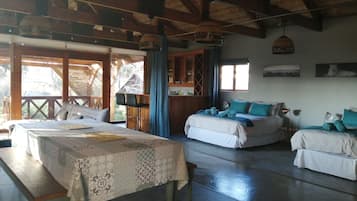 Familie studio suite (Chobe Parc) | Individueel gedecoreerd, individueel gemeubileerd, gratis wifi