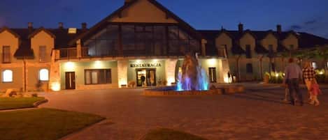 Front of property - evening/night