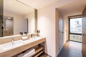 Free toiletries, hair dryer, slippers, electronic bidet
