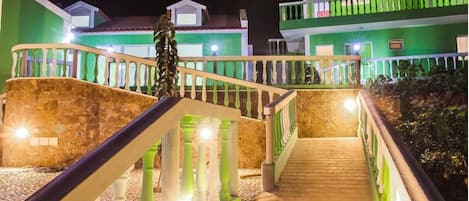 Front of property – evening/night