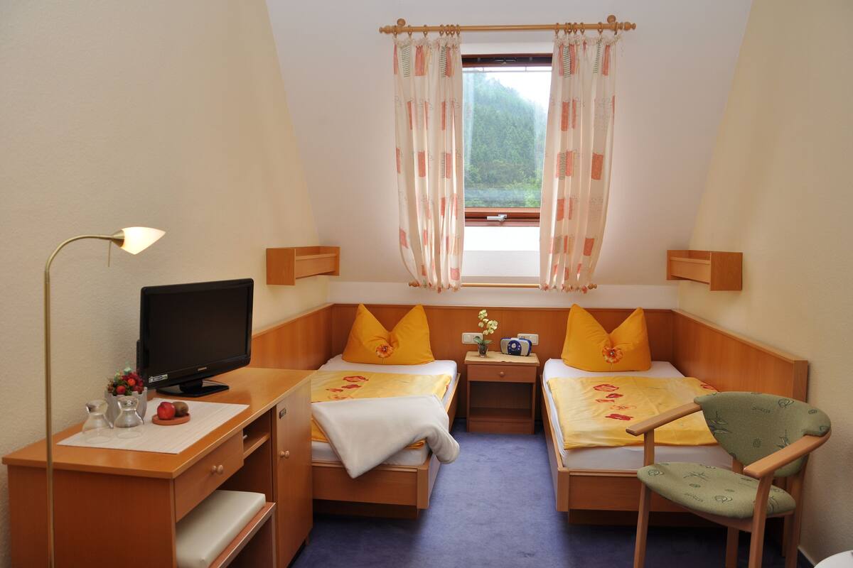 Chambre avec lits jumeaux