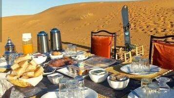 Free daily local cuisine breakfast