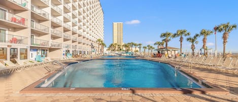 Condo, 1 King Bed with Sofa bed (The Summit 1217) | Pool | Outdoor pool, a heated pool