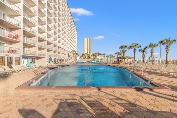 Condo, 1 King Bed with Sofa bed (The Summit 1217) | Pool | Outdoor pool, a heated pool