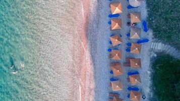 Beach nearby, black sand, beach shuttle, beach towels