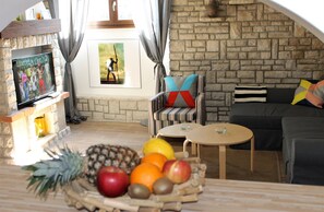 Apartment (Mimoza) | Living area | Flat-screen TV - Apartments Maric (Pula)