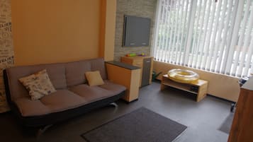 Fernseher, Kamin