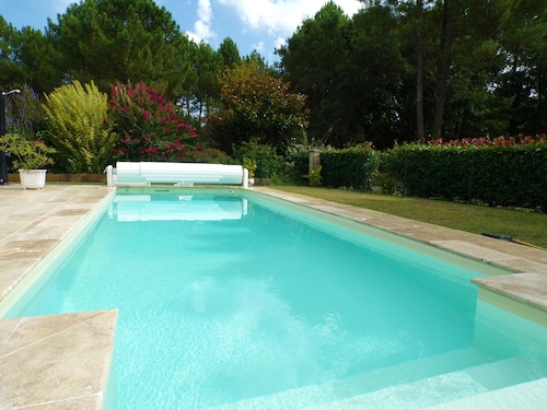 Villa 130 M2 mit beheiztem beheiztem Pool in Strandnähe und im Zentrum von Moliets