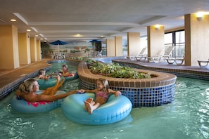 Indoor pool, outdoor pool
