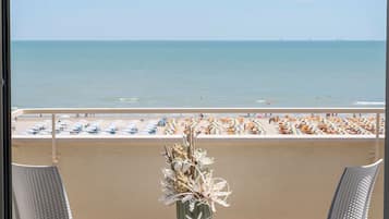 Blick vom Balkon