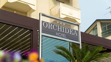 Fassade der Unterkunft