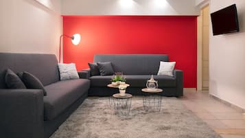Comfort appartement | Woonruimte | Een televisie
