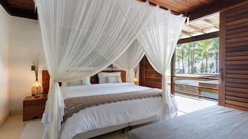 Loft, 1 quarto, varanda | Roupas de cama premium, camas com colchões pillow-top, frigobar