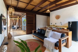 Loft, 1 Bedroom, Patio | Private kitchenette | Full-size fridge, stovetop, espresso maker, toaster