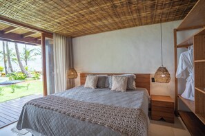 Villa - 2 soveværelser - privat pool - strandudsigt | Premium-sengetøj, senge med topmadrasser, minibar