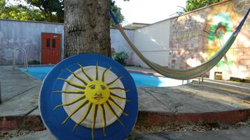 Indoor pool, outdoor pool