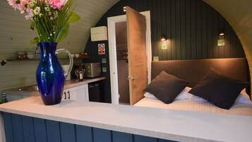 Premium bedding, down duvets, individually decorated