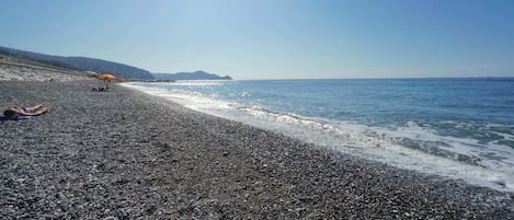 On the beach
