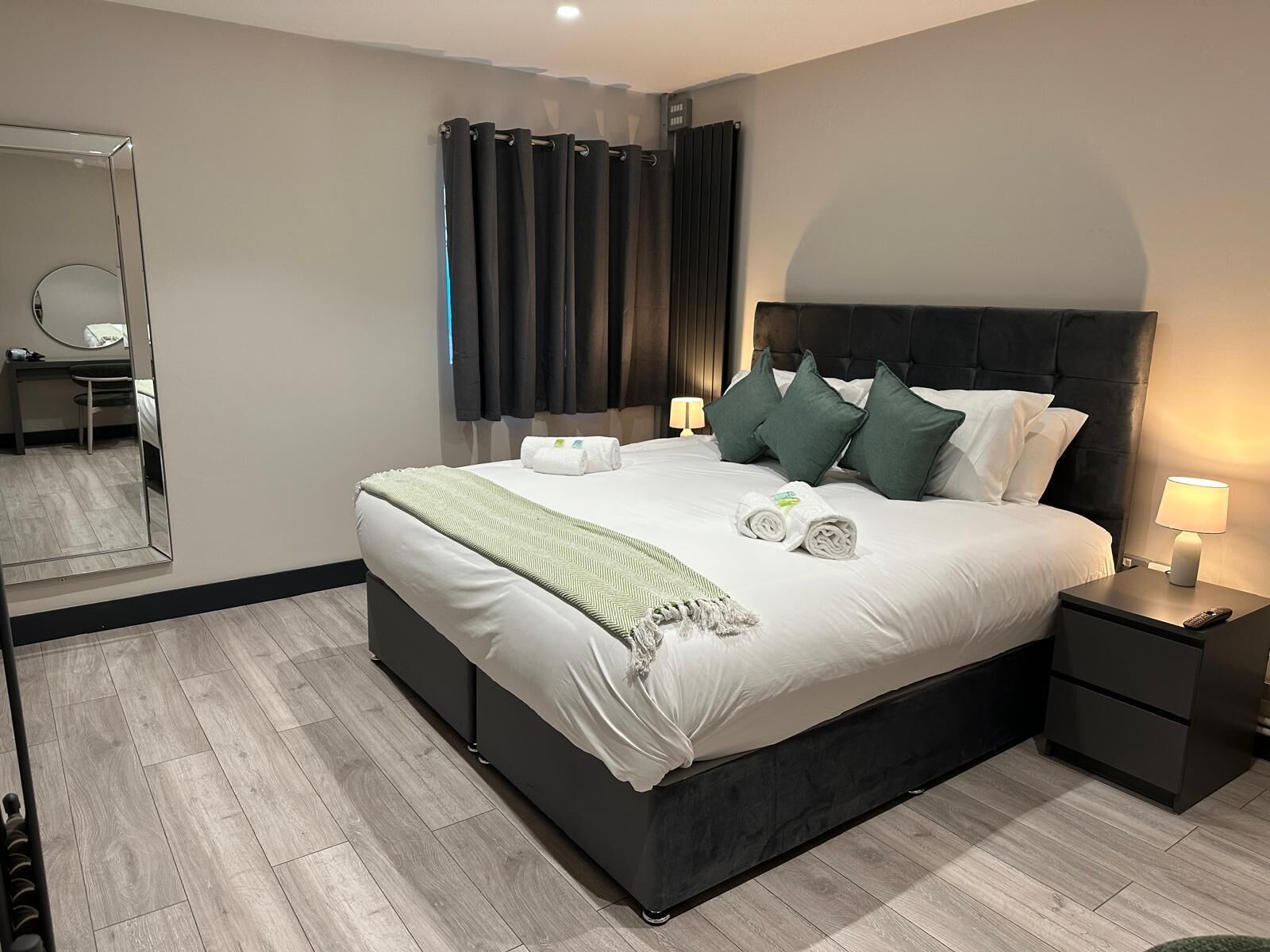 Deluxe Apartment, Non Smoking, Ground Floor | Premium bedding, blackout drapes, iron/ironing board, free WiFi