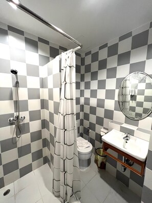 Double Room, 1 King Bed, Balcony, Pool View | Bathroom - My Friend's House (Karon)