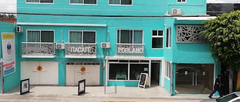 Overnatningsstedets facade