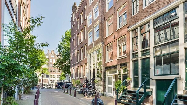 Economy Double Room, 1 Queen Bed, Non Smoking, Canal View | Street view - Mercedesbnb Amsterdam (Amsterdam)