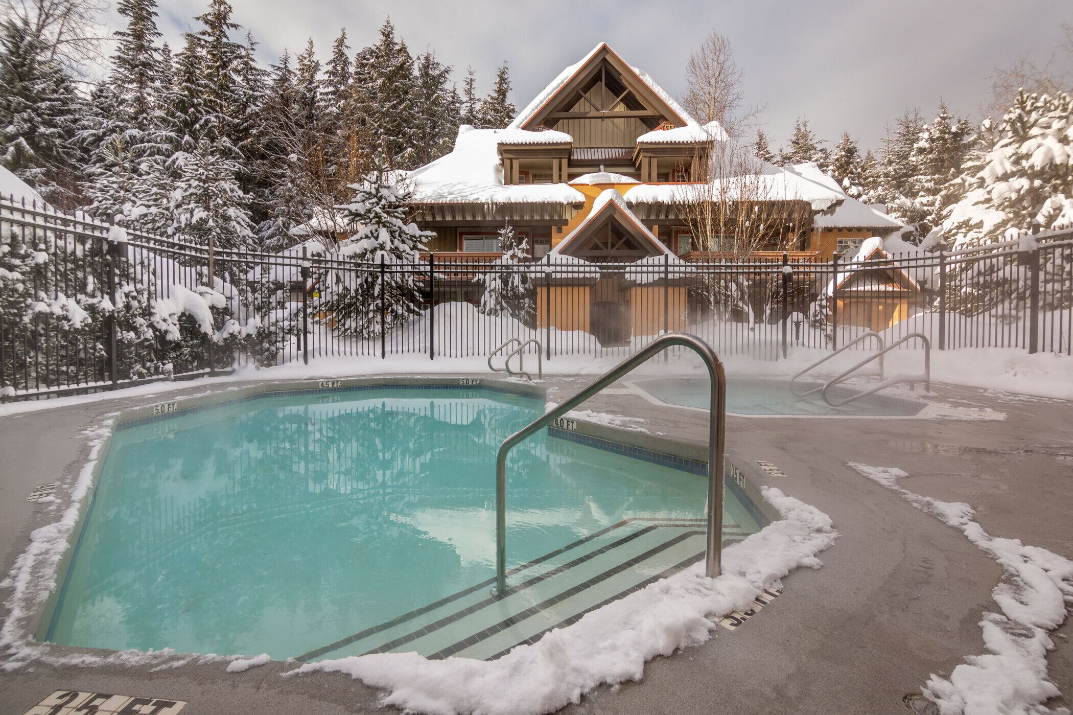 Una piscina climatizada