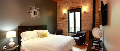 1 غرفة نوم ومكواة/لوح كي وواي فاي مجانًا وملاءات أسرّة