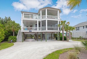 Exterior - Elegant Beachfront Escape with Wrap-Around Porches (Pawleys Island)