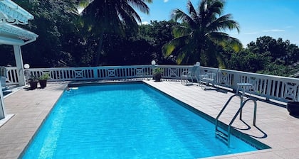 Villa caribeña con vistas espectaculares