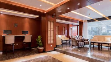 Lobby sitting area