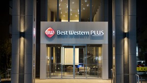 A hotel entrance with a glass facade, a sign reading "Best Western PLUS," and a modern interior visible through the glass. - Best Western Plus Fukuoka Tenjin-minami (Fukuoka)