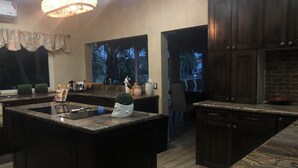 Fridge, microwave, stovetop, cookware/dishes/utensils - Luxury Executive Home (Puerto Vallarta)