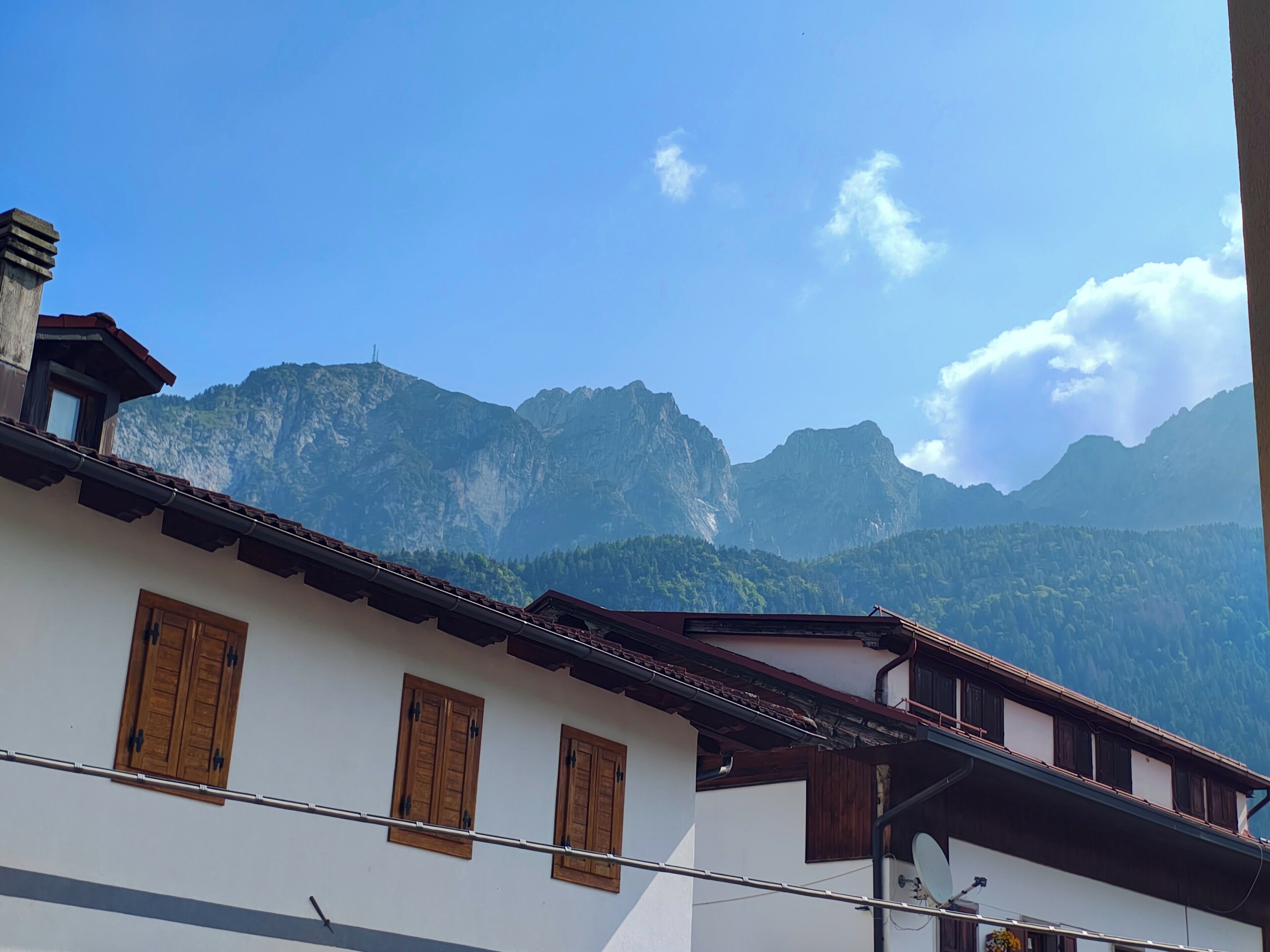 Blick von der Unterkunft