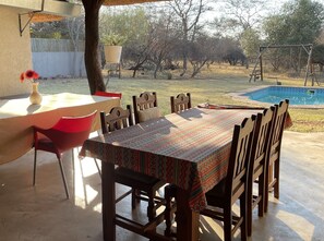 Outdoor dining