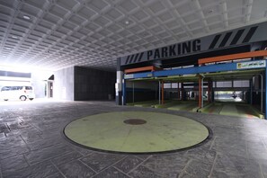Free self-parking, free valet parking