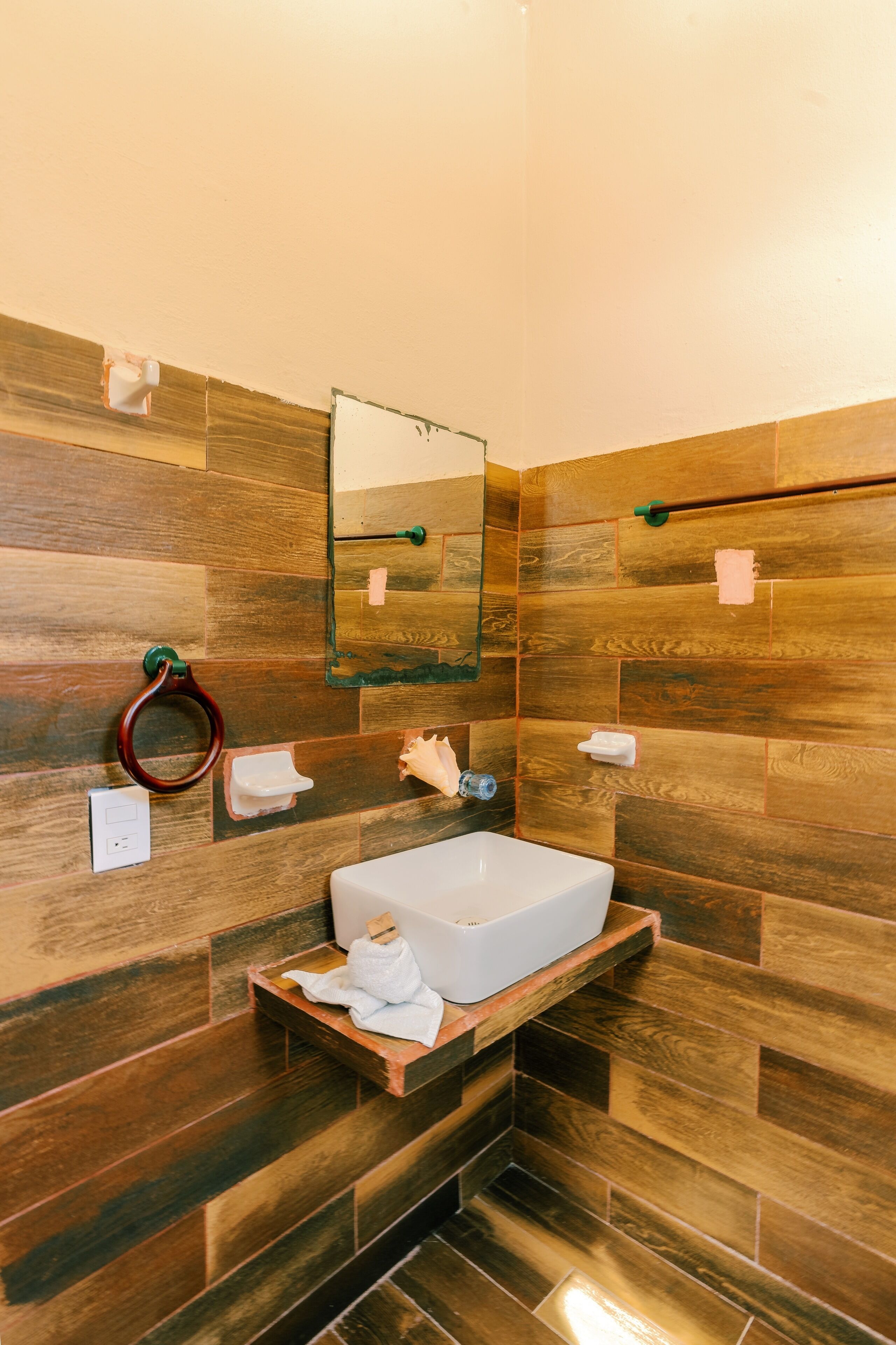 room, private bathroom, beach view | bathroom | shower, rainfall showerhead, towels, soap