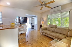 Smart TV, DVD player, offices - Poolside on first floor with workspace and updated kitchen (St Pete Beach)